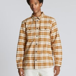 Everlane Plaid Long Sleeve Over-Shirt / Shacket Pockets Men Medium Urban Casual